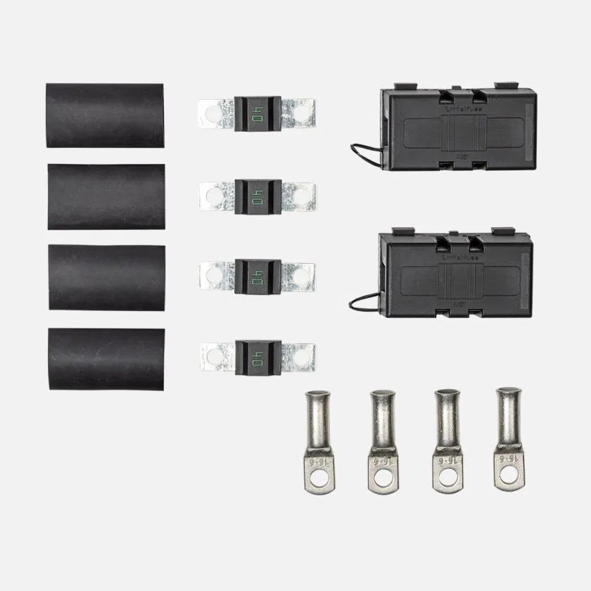 FK40 – REDARC Fuse, Knife Blade Fuse 40 Amp Single With Two Fuse Holders/ Four 40 Amp Fuses/ Cable Crimps/ Detailed I...